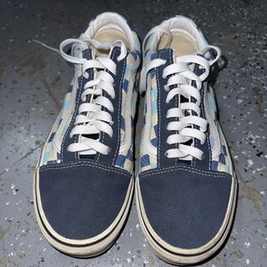 Old Skool ‘Blue Topaz Checkered board’